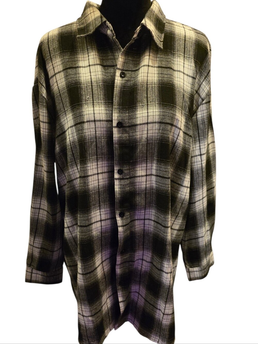 NWOT SHEIN Plaid Button Down Shirt Size 1X